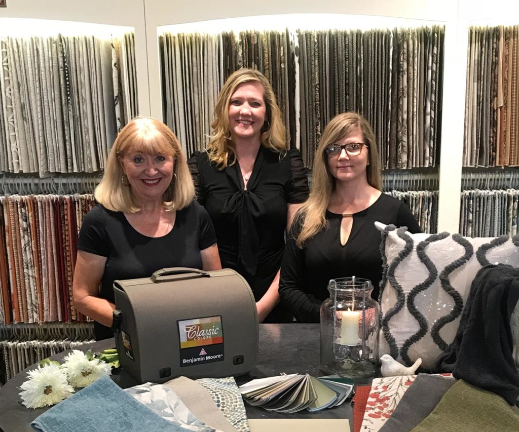 Amish furniture design consultants at Granary Gifts & Furniture showroom