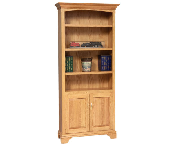 Stockton Bookcase With Doors