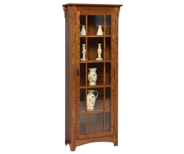 Mission Single Door Bookcase