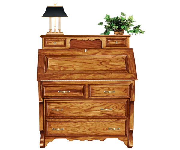 Secretary Desk with Small Hutch Top