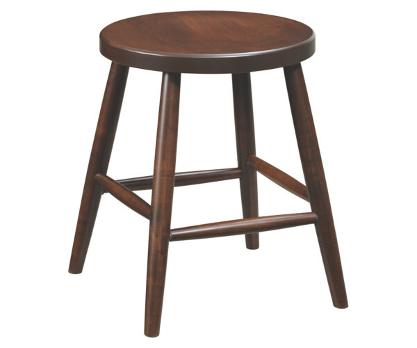 18" Swivel Bar Stool With Plain Legs