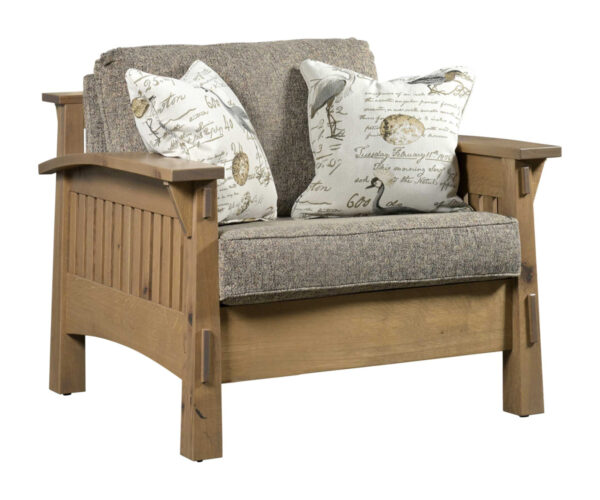 Country Mission Chair With Reversible Cushions