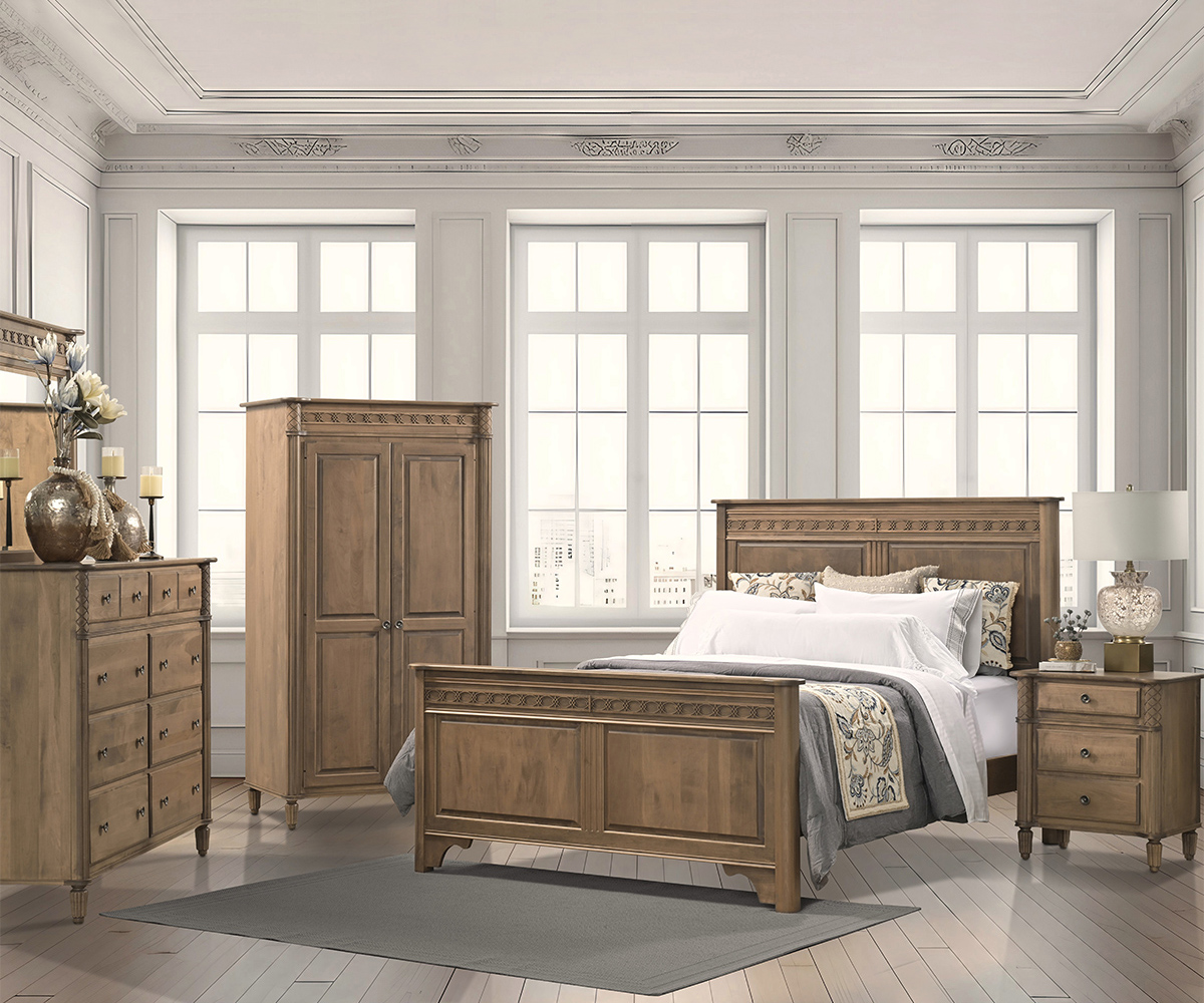 Eminence Panel Bed With Tall Footboard - Image 2