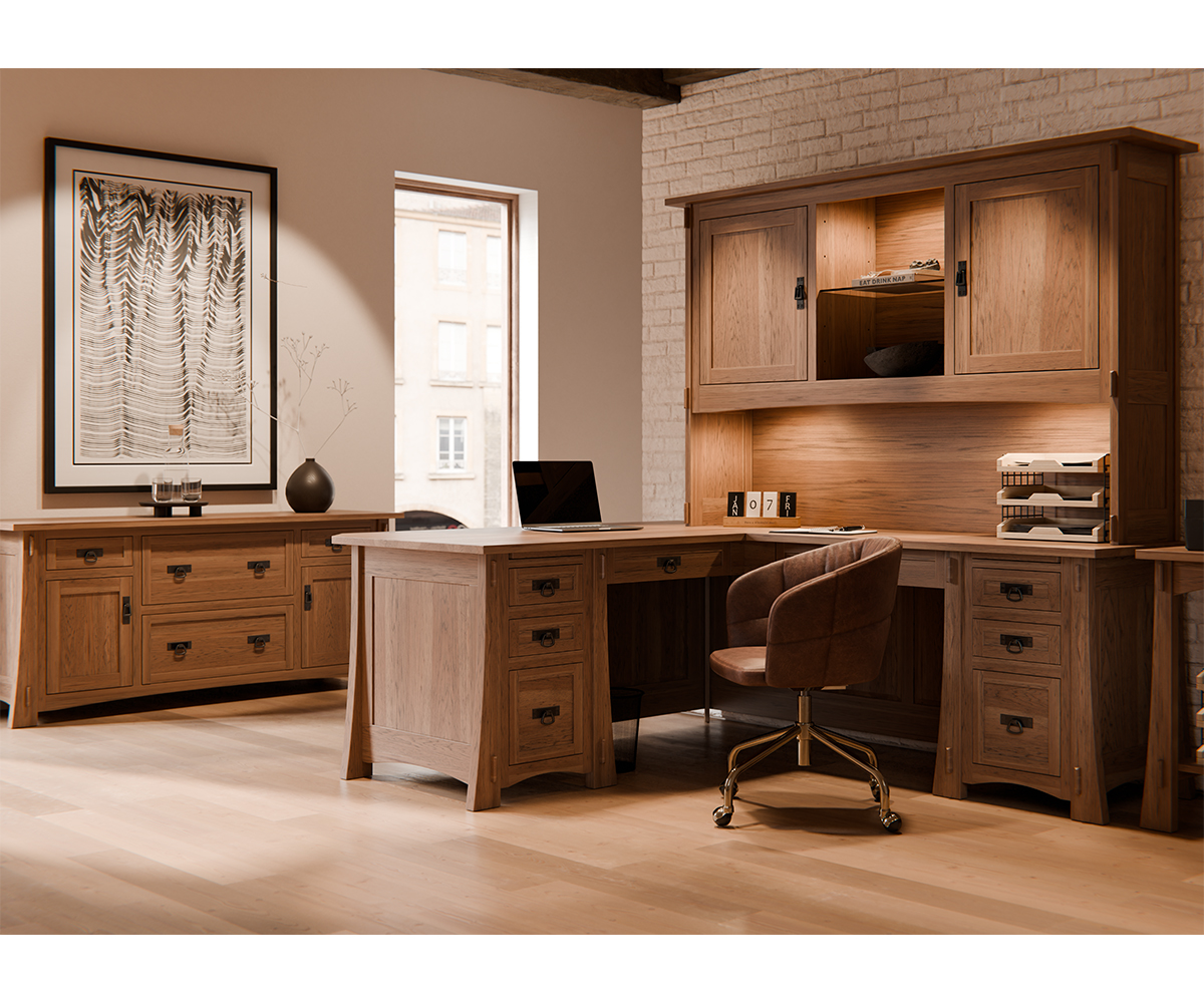 Modesto File Desk - 74"W - Image 2