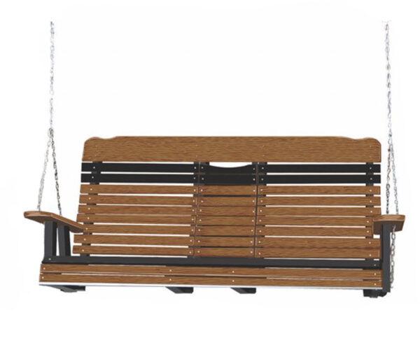 5' High Curve Back Settee Swing