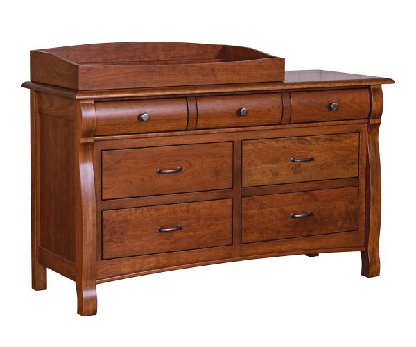 Castlebury 7 Drawer Dresser With Changing Box Top Option