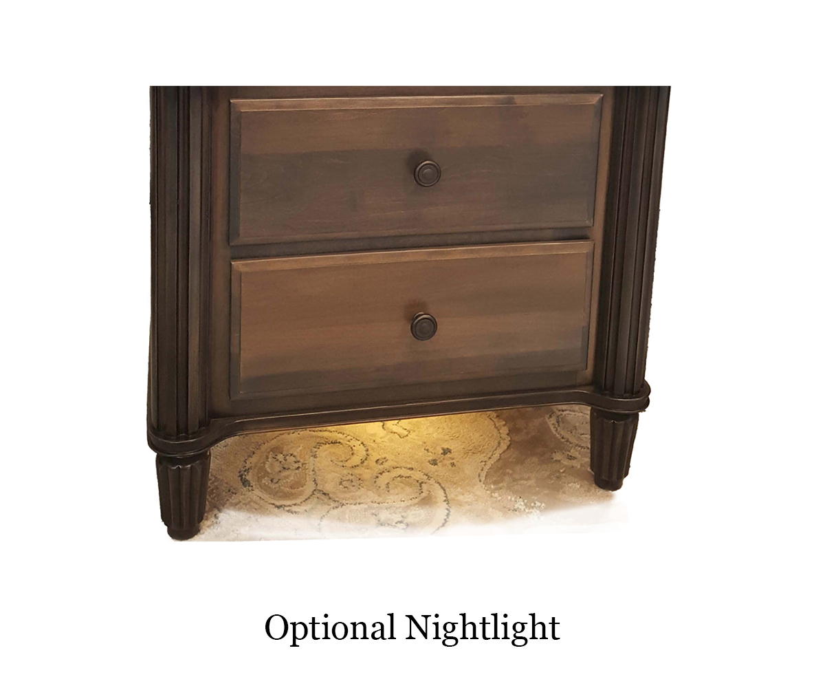 Mountain Lodge Nightstand - 3 Drawers - Image 6