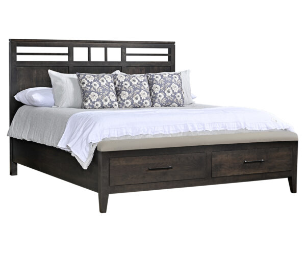 Oslo Panel Bed With Footboard Storage And Bench