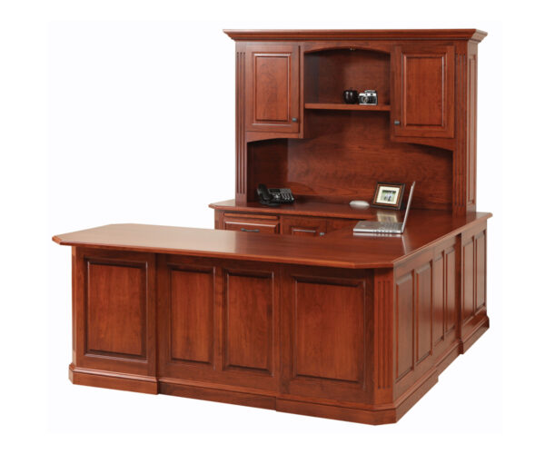 Buckingham U-Shape Desk and Hutch