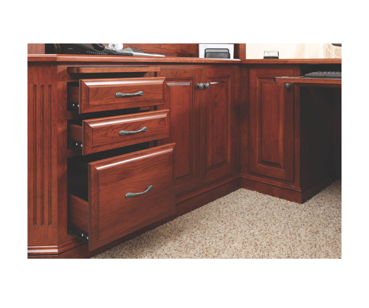 Buckingham U-Shape Desk and Hutch - Image 2