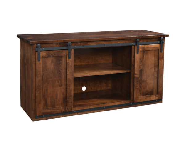 Sliding Barn Floor TV Console